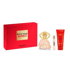 ROCHAS KIT AUDACE EDP 90ML + EDP 7.5ML + BODY LOTION 100ML - FEMININO