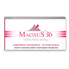 WESER PHARMA MAGNUS 36 TADALAFILO 20MG 10 COMPRIMIDOS 