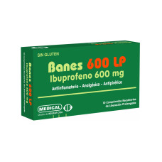 INDUFAR BANES 600 LP IBUPROFENO 600MG - 10 COMPRIMIDOS 