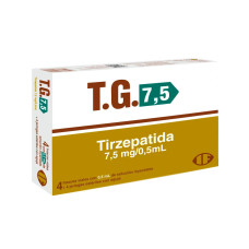 INDUFAR TG TIRZEPATIDA 7.5MG - 4 SERINGAS 