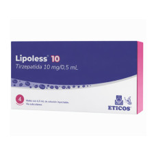 LIPOLESS TIRZEPATIDA 10MG X 4 AMPOLA SEM SERINGAS