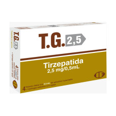 INDUFAR TG TIRZEPATIDA 2.5MG - 4 SERINGAS 