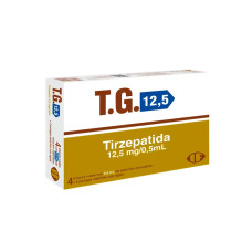 INDUFAR TG TIRZEPATIDA 12.5MG - 4 SERINGAS 