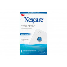 ADESIVO NEXCARE TEGADERM - ANTI-ALERGICO - A PROVA DE AGUA - 8 ADESIVOS