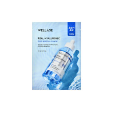 WELLAGE REAL HYALURONIC BLUE AMPOULE MASK - 27ML