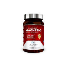 ALLWAYS HEALTH CITRATO DE MAGNESIO 200MG - 60 CAPSULAS 