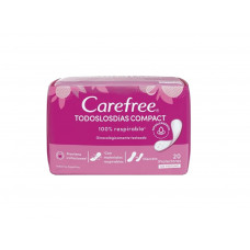 ABSORVENTES CAREFREE COMPACTO DIARIO - 20 UNIDADES