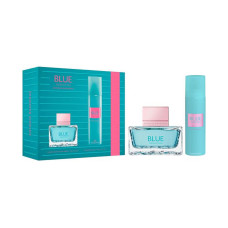 PERFUME ANTONIO BANDERAS BLUE SEDUCTION FOR HER KIT EDT 80ML + DEODORANT 150ML 