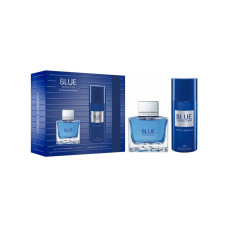 PERFUME ANTONIO BANDERAS BLUE SEDUCTION FOR HIM KIT EDT 100ML + DEODORANT 150ML