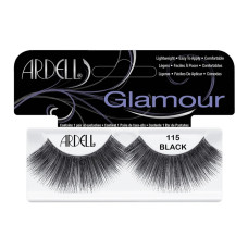 CILIOS POSTIÇO ARDELL LASHES GLAMOUR 115 BLACK - 1 PAR