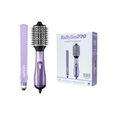 KIT BABYLISS PRO PACK PRANCHA IONICA + ESCOVA SECADORA (LAVANDA EDICAO LIMITADA) - BIVOLT
