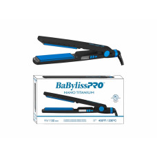 BABYLISS PRO NANO TITANIUM PRANCHA IONICA DIGITAL 32MM BLACK & BLUE BIVOLT 