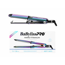 PRANCHA BABYLISS PRO NANO TITANIUM OPTIMA 3000 32MM RAINBOW - BIVOLT 