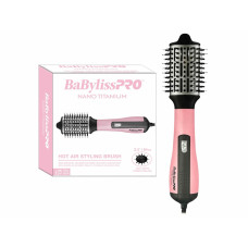 BABYLISS PRO NANO TITANIUM HOT AIR BRUSH - 220V - ROSA 