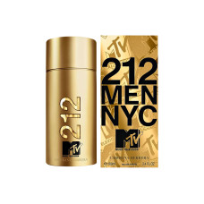 PERFUME CAROLINA HERRERA 212 MEN MTV EDT - 100ML - MASCULINO