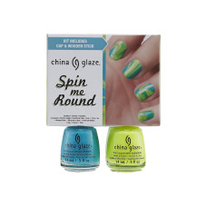 KIT PARA UNHA CHINA GLAZE SPIN ME ROUND NAIL LACQUERS