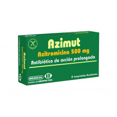 MEDICAMENTO INDUFAR AZIMUT 500MG - 6 COMPRIMIDOS 