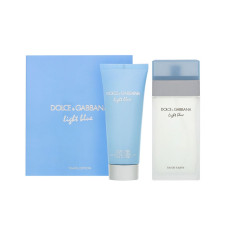 PERFUME DOLCE & GABBANA KIT LIGHT BLUE EDT 100ML + BODY CREAM 75ML - FEMININO
