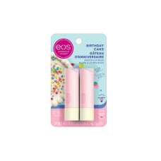 BATOM LABIAL EOS LIP BALM KIT BIRTHDAY CAKE STICK 2 X 4GR