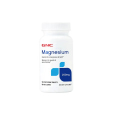 GNC MAGNESIUM 250MG - 90 TABLETS 