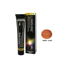 JOICO COLORACAO LUMISHINE 74ML - 6NRG (6.063) LOURO ESCURO DOURADO AVERMELHADO 