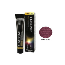 JOICO COLORACAO LUMISHINE 74ML - 6RRV (6.662) RUIVO RUIVO LOURO ESCURO VIOLETA 