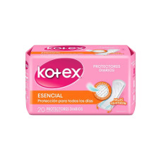 PROTETOR INTIMO KOTEX ESENCIAL PROTECTOR DIARIO - 20 PROTECTORES