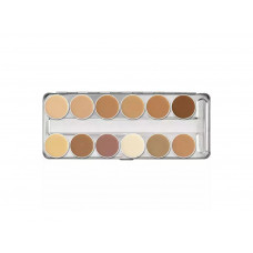 PALETA DE CREME KRYOLAN DERMACOLOR CAMOUFLAGE - 12 CORES - DC1
