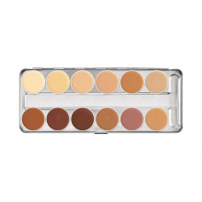 PALETA KRYOLAN CAMOUFLAGE CREME PALETTE - 12 CORES - BRASIL
