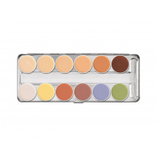 PALETA KRYOLAN CAMOUFLAGE CREME PALETTE - 12 CORES - STN