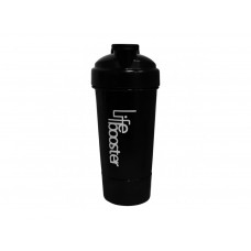 GARRAFA SUPER SHAKER  - 600ML - PRETO