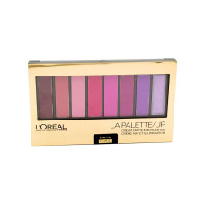 PALETA DE BATOM LOREAL LA PALETTE/LIP 02 - PLUM - 8 CORES