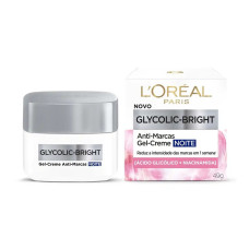CREME GEL LOREAL PARIS GLYCOLIC BRIGHT NOITE ANTI MANCHAS - 50ML