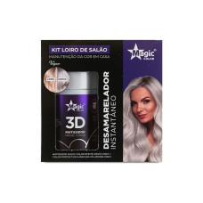 MAGIC COLOR KIT MATIZADOR PLATINUM BRANCO 100ML + MASCARA COLOR PROTECT 100ML
