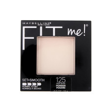 PÓ COMPACTO MAYBELLINE FIT ME SET + SMOOTH 125 - NUDE BEIGE - 9G