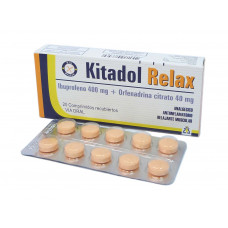 ANTI INFLAMATÓRIO KITADOL RELAX 400MG - 20 COMPRIMIDOS	