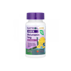 NATROL MELATONIN KIDS 1MG FAST DISSOLVE STRAWBERRY - 40 TABLETS 