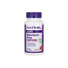 NATROL MELATONIN 5MG FAST DISSOLVE STRAWBERRY - 90 TABLETS 