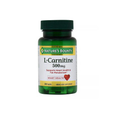 NATURES BOUNTY L-CARNITINE 500MG - 30 COMPRIMIDOS