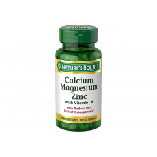 NATURES BOUNTY CALCIUM MAGNESIUM ZINC - 100 CAPSULAS