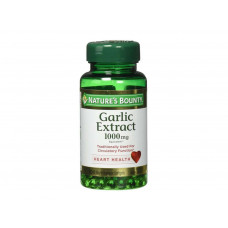 NATURES BOUNTY GARLIC EXTRACT 1000MG - 100 CAPSULAS