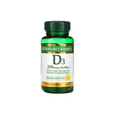 NATURES BOUNTY D3 250MCG 10000IU - 72 SOFTGELS
