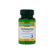 NATURES BOUNTY MELATONIN 5MG - 90 CAPSULAS
