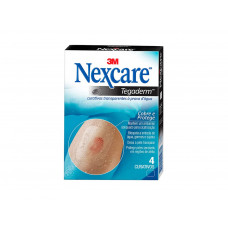 ADESIVO NEXCARE TEGADERM - ANTI-ALERGICO - A PROVA DE AGUA - 4 ADESIVOS