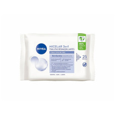 NIVEA DEMAQUILANTE MICELLAR 3 EM 1 TODO TIPO DE PILE X25 UNIDADES