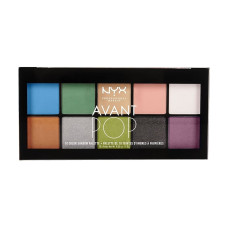 PALETA DE SOMBRA NYX AVANT POP - APSP01 ART THROB - 10 CORES