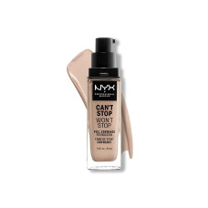 BASE LIQUIDA NYX CANT STOP WONT STOP - CSWSF03 PORCELAIN - 30ML