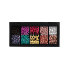 PALETA DE GLITTER NYX PALETTE GLITTER GOALS CREAM - GGCPP01 - 10 CORES