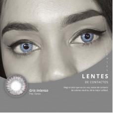 LENTE DE CONTATO SENS AQUA  - CINZA INTENSO 3 TONS 