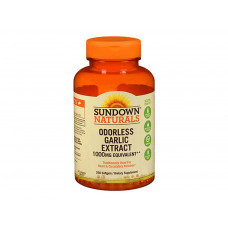 SUNDOWN NATURALS ODORLESS GARLIC EXTRACT 1000MG - 250 CAPSULAS